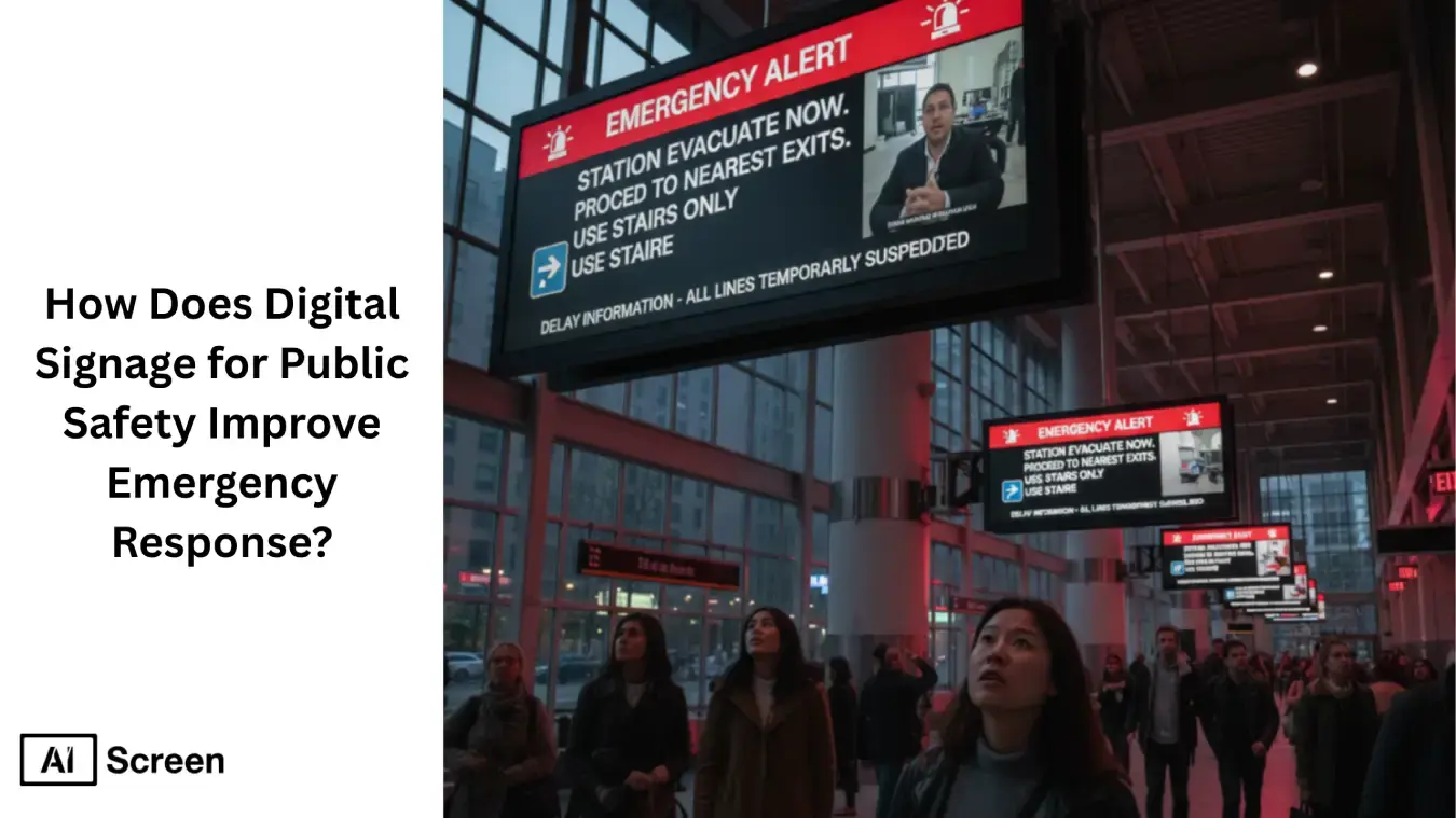 How Does Digital Signage for Public Safety Improve Emergency Response? 1 digital signage for public safety