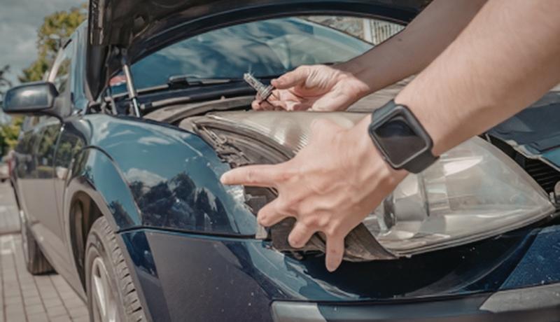 Remove condensation using headlight restoration kit