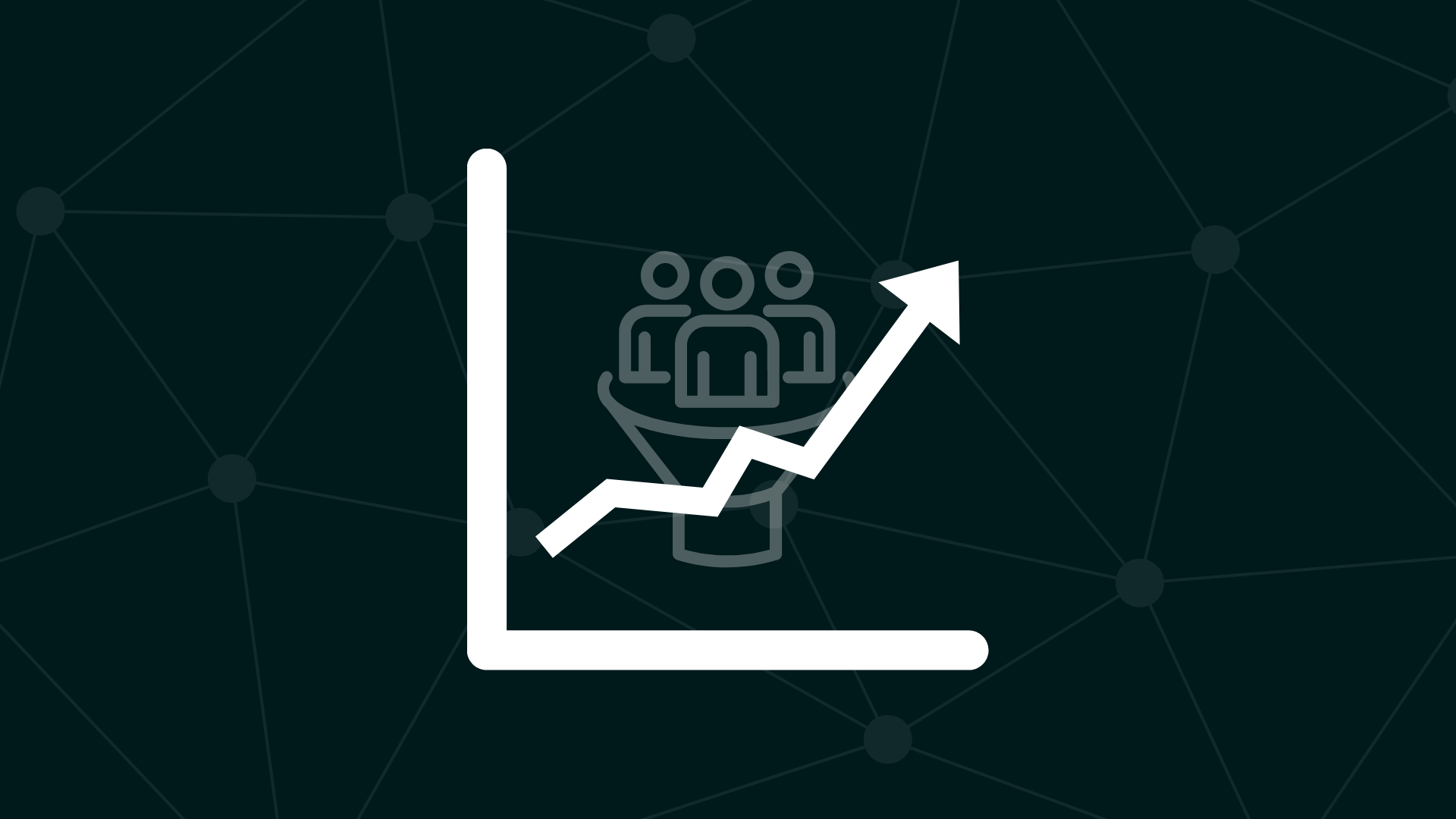 a line graph about conversion rates going up