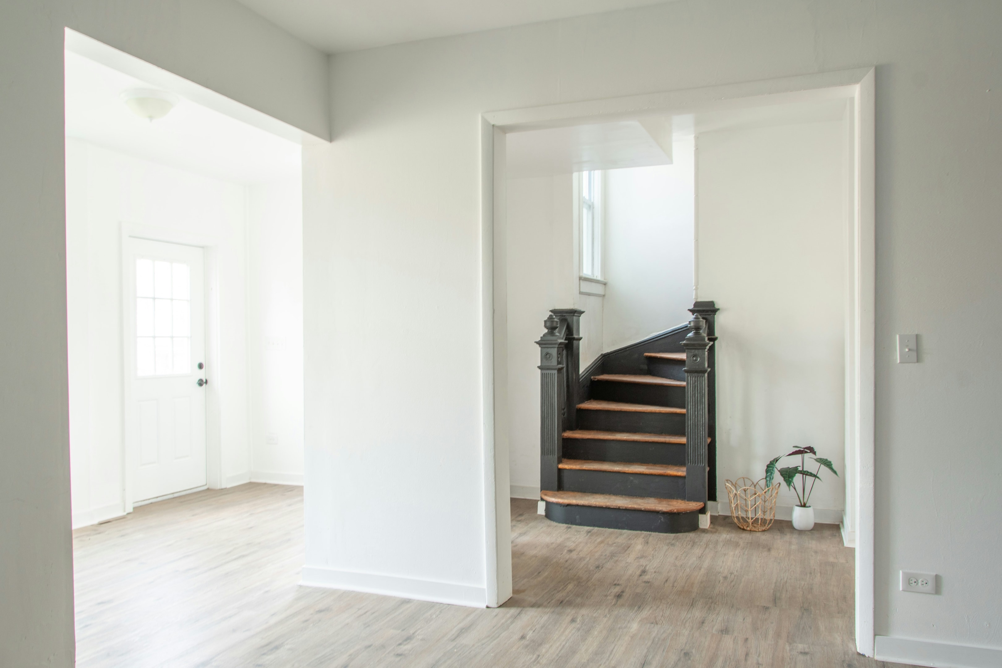 Interior of house after fresh renovations, ready to sold to new buyers.