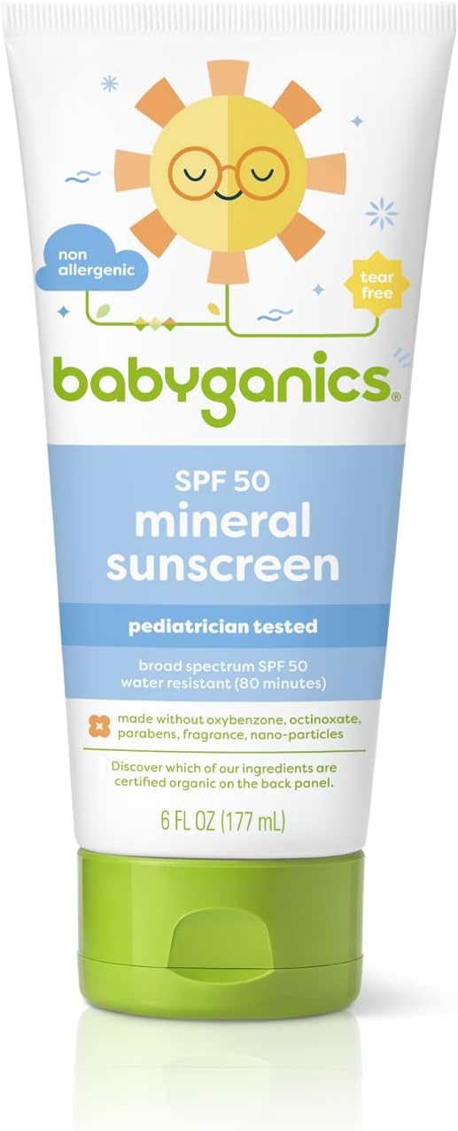 Protetor solar orgânico em bastão da Babyganics. Fonte da imagem: site oficial da marca. 