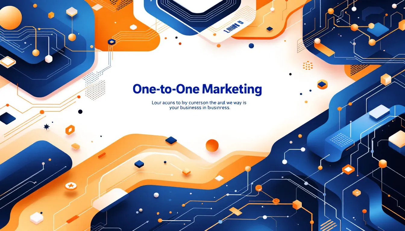 A graphic showing the importance of one-to-one marketing for businesses.