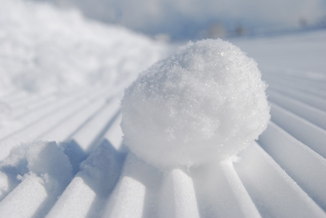 snowball, snow, sifted snow