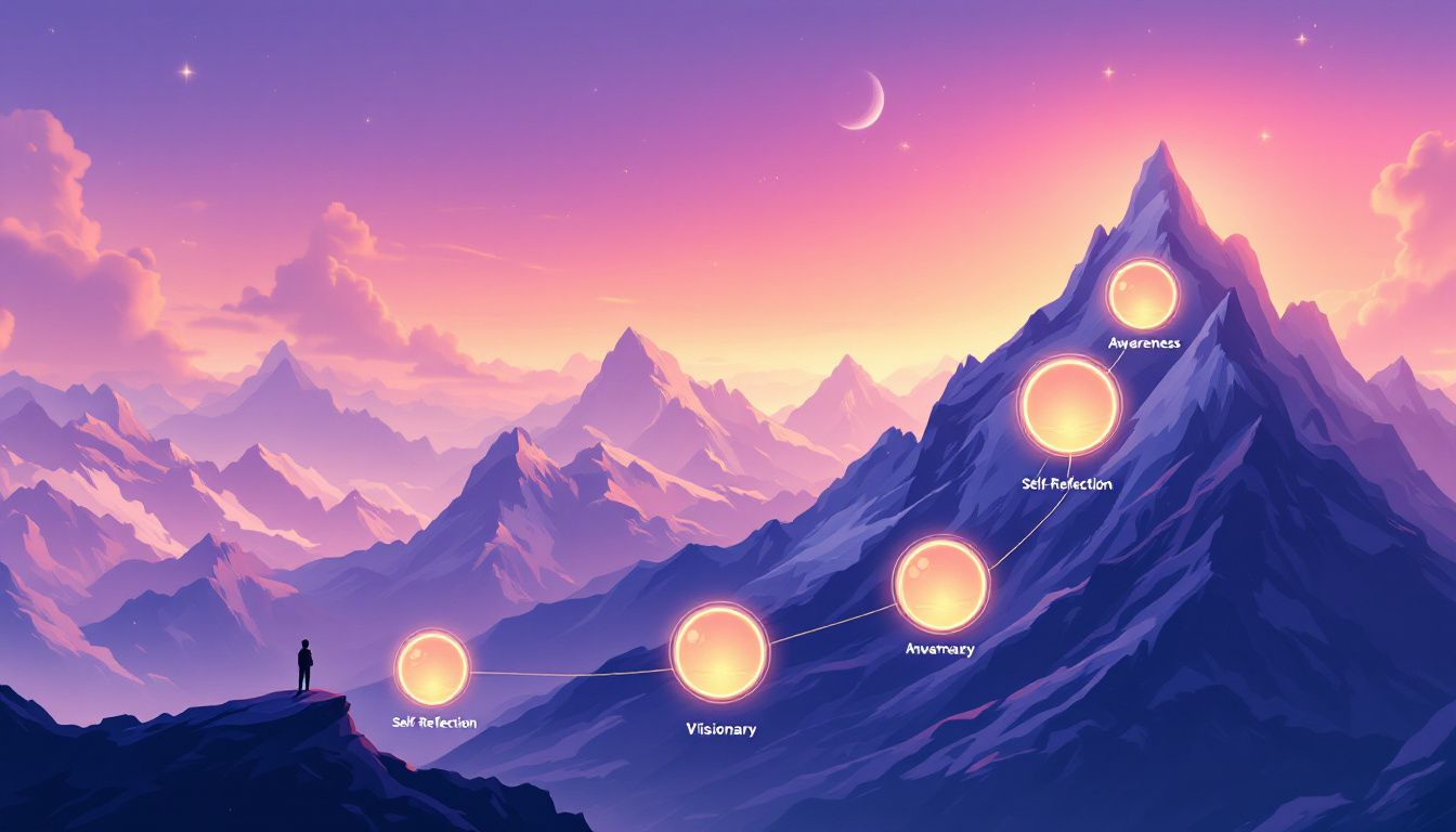 A visual representation of leadership coaching for different levels.