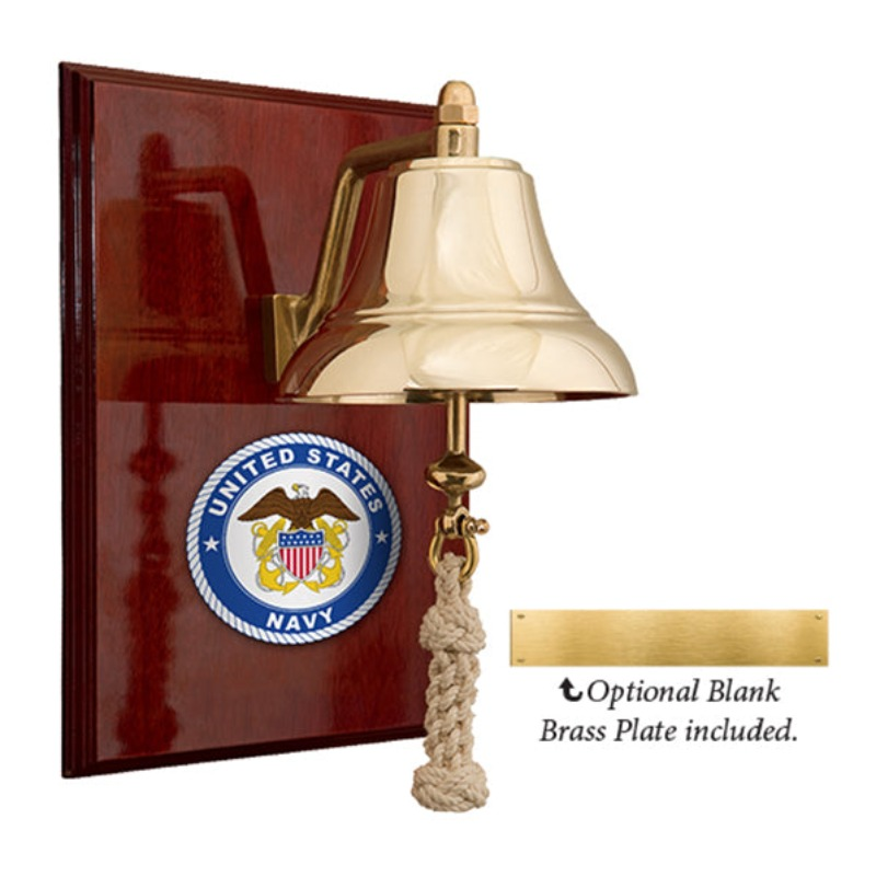 For additional information on the USNA 6" Brass Bell Mahogany Plaque #8 Emblem, call Weather Scientific for services.