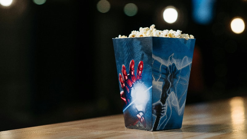 Movie custom popcorn packaging 