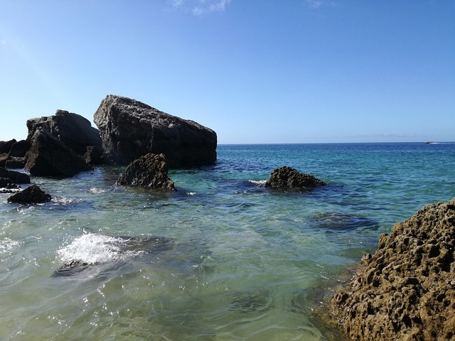 beach, sesimbra, ocean