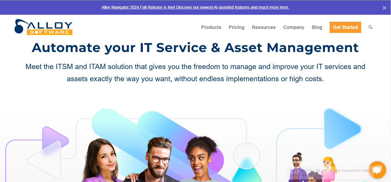 Alloy Software IT Asset Management service provider