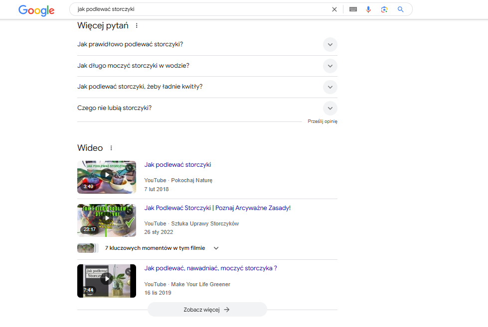 Filmy z YouTube'a są obecne w wyszukiwarce Google na wysokich pozycjach