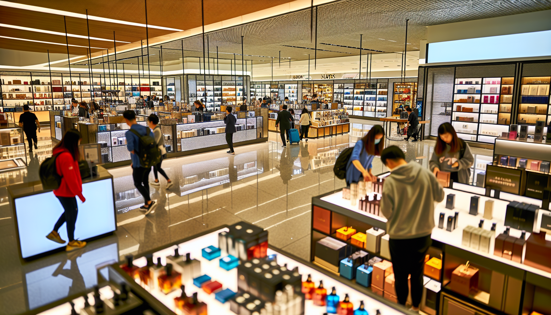 Duty Free Americas store at Terminal 7, JFK Airport