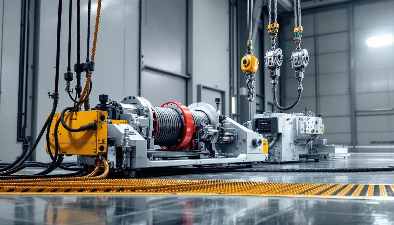 A representation of a company providing 20 ton winches and services.