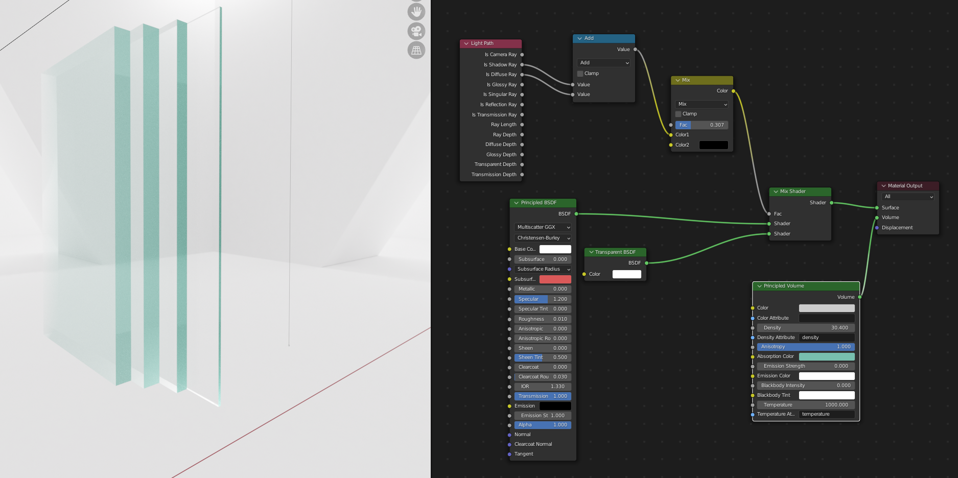 Blender Cycles Glass Shadow