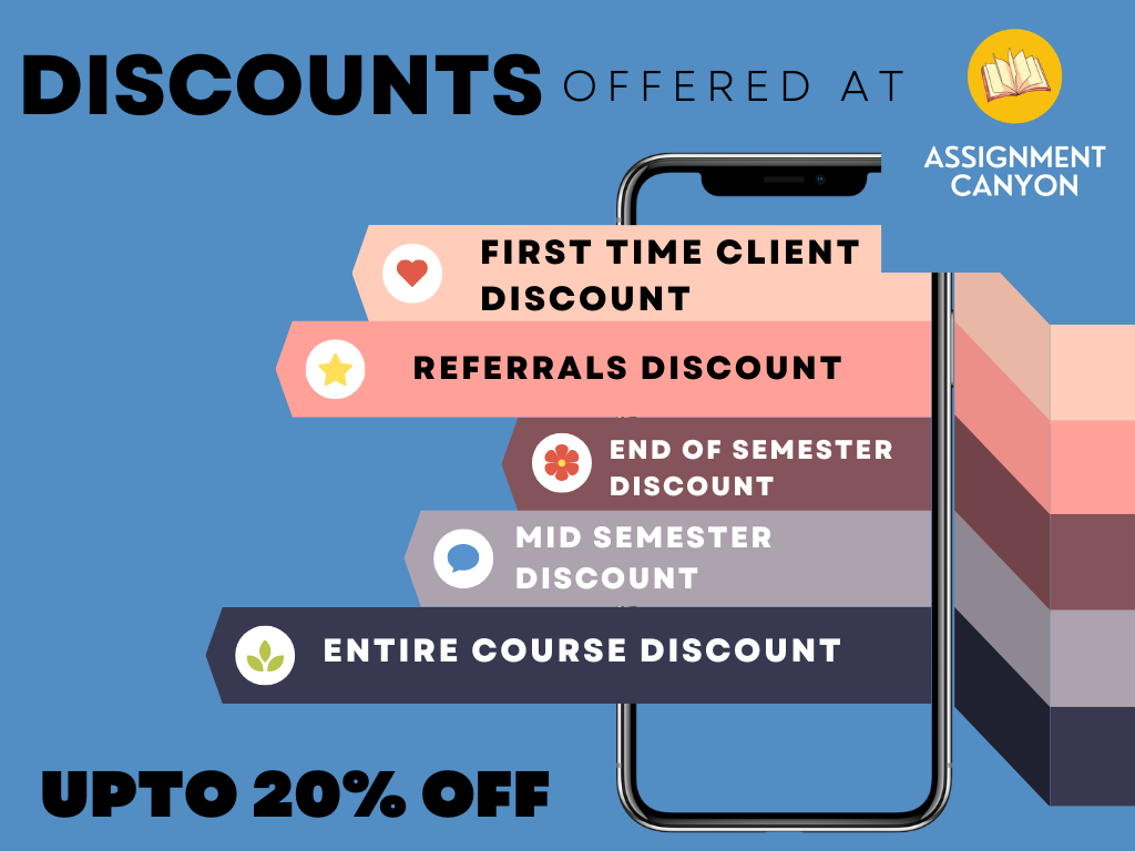 Enjoy Discounts from Assignment Canyon on your next Case Study Assignment Order