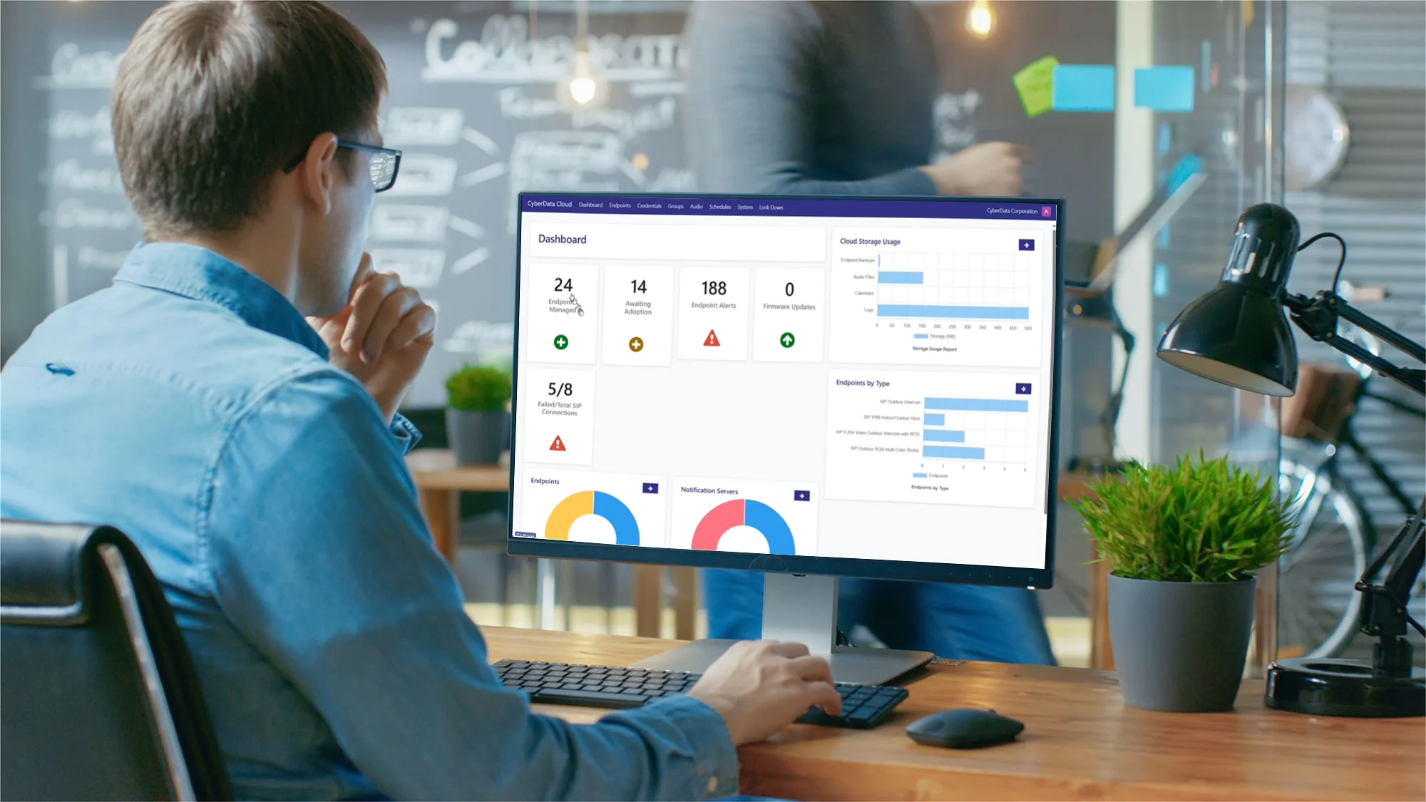 Direct communication and security solution with Terminus Cloud Control™.