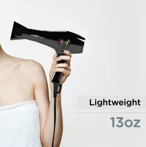 The Premium IC Blow Dryer Black is a top-of-the-line hair styling tool designed for professional and at-home use.