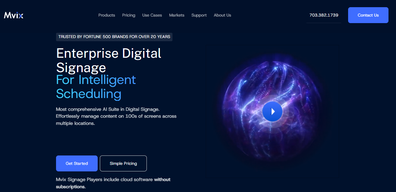 Top 10 Hotel Lobby Digital Signage Software Providers 14 mvix digital signage