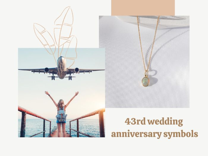 43rd Anniversary Traditional And Modern Gifts