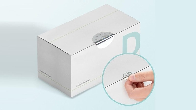 A box with tamper-proof design