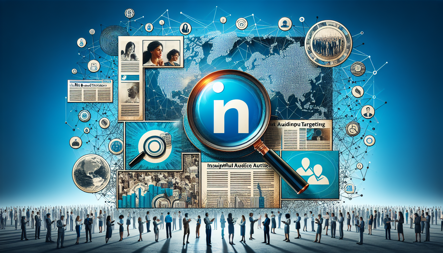 Illustration of diverse LinkedIn brand strategies