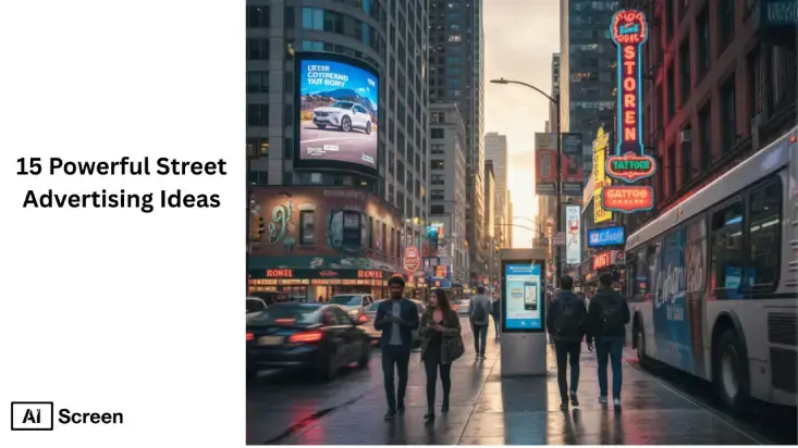 15 Powerful Street Advertising Ideas 1 street advertising ideas