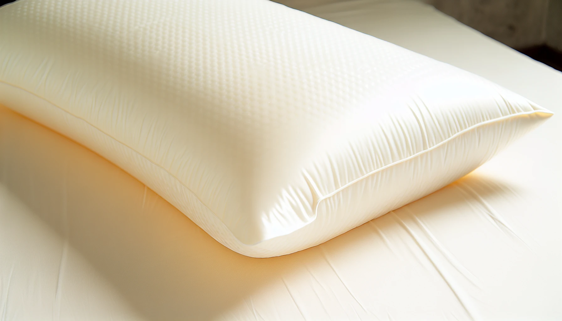 Luxurious latex pillow for side sleepers