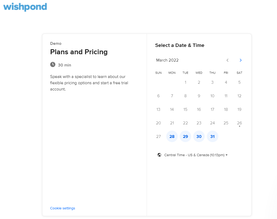 Wishpond pricing
