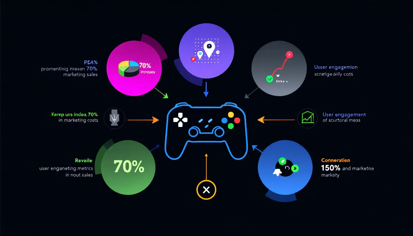 A visual representation of cost-effective marketing strategies in the gaming industry.