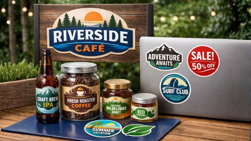 Different use of vinyl stickers