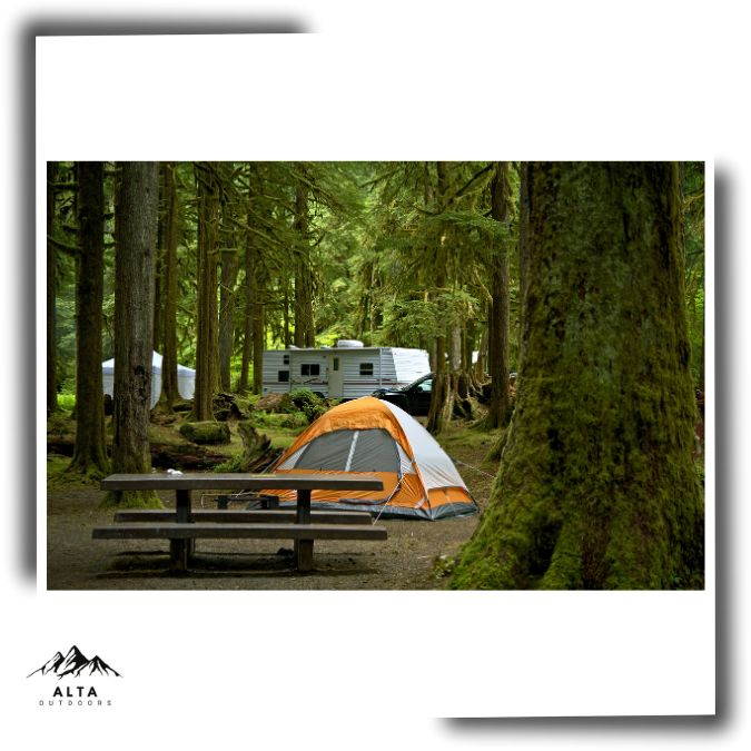campground, tent