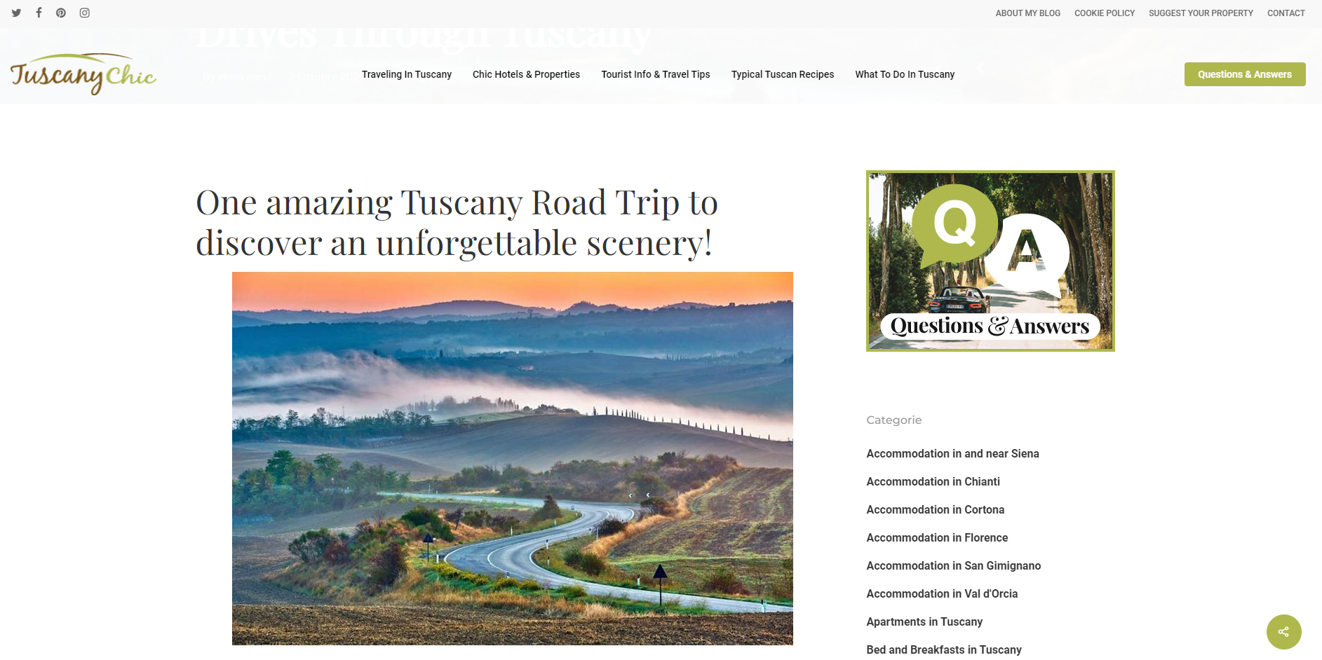 Tuscany chic article