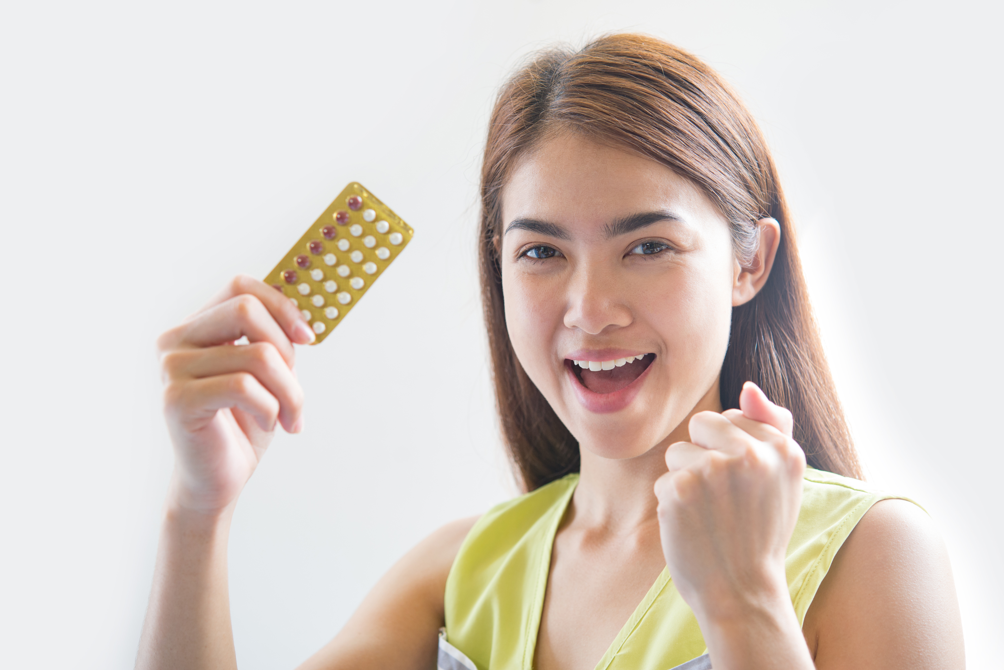 There are two types of contraceptive pill.