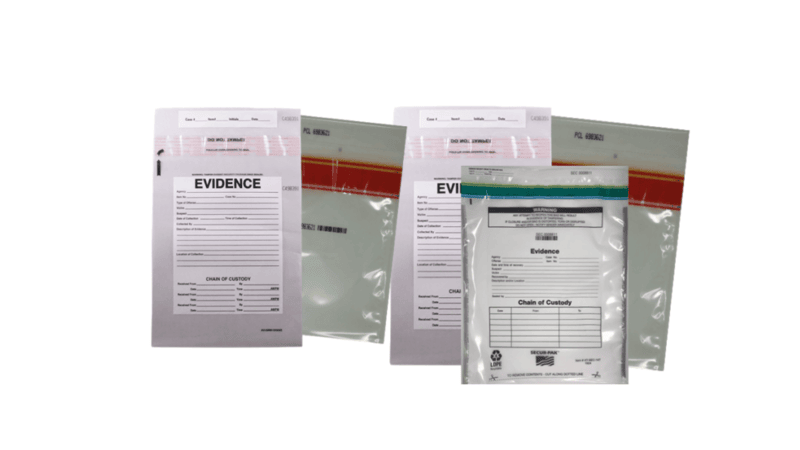 Various tamper-evident bags