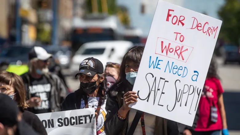 Protesters rally for New BC Decriminalization Laws