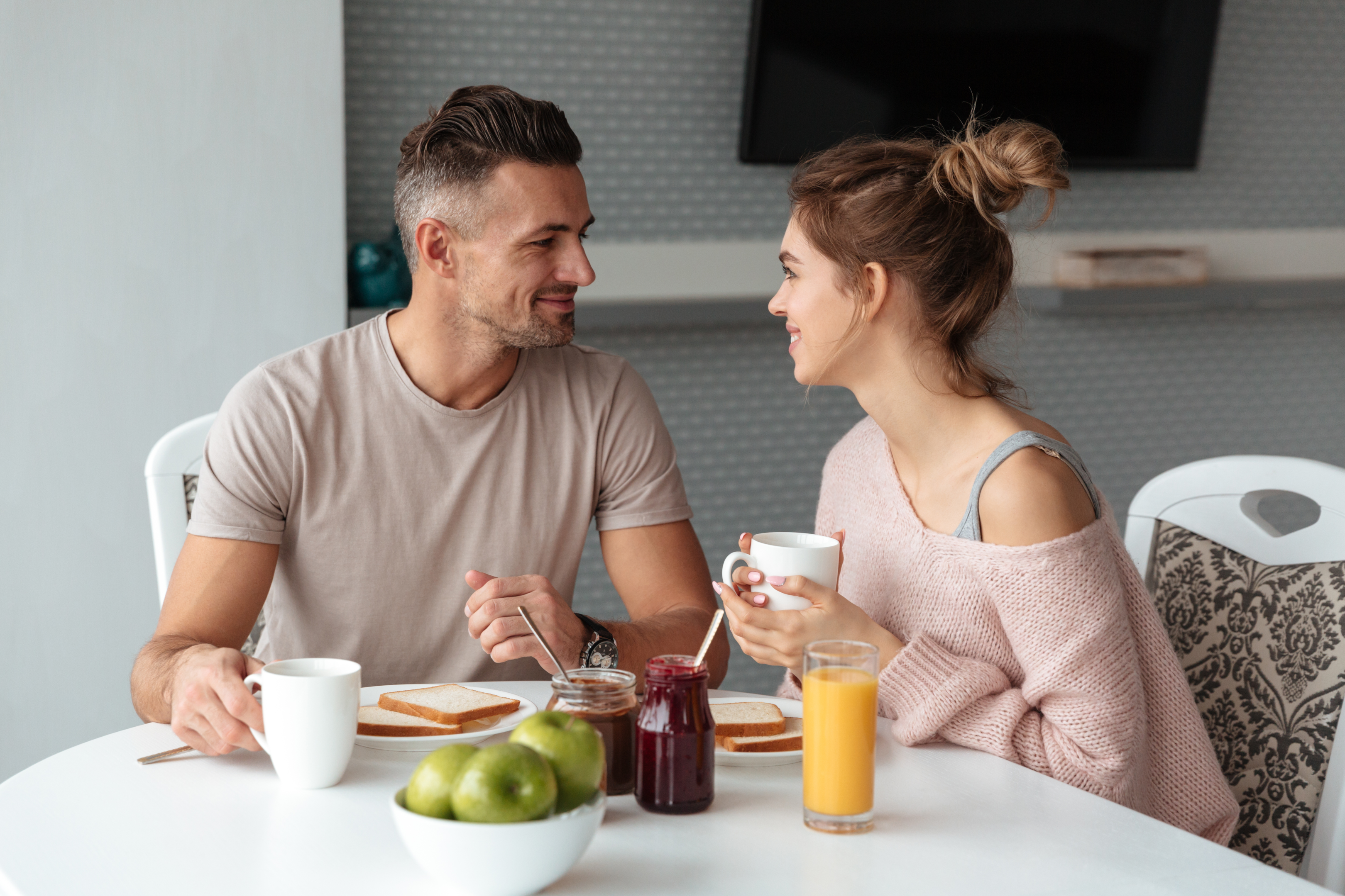 Focus yourself away from the screen and towards your partner for better-partnered sex.