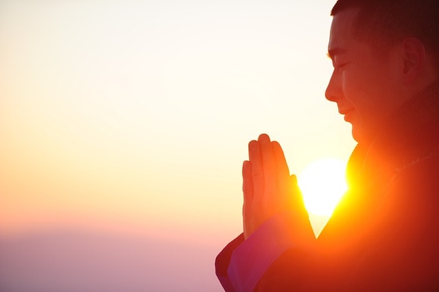 yoga, meditation, vipassana, person, man, energy, healing, nature, peace, sun