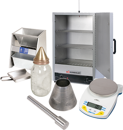 Specific gravity and absorption test equipment for fine aggregates