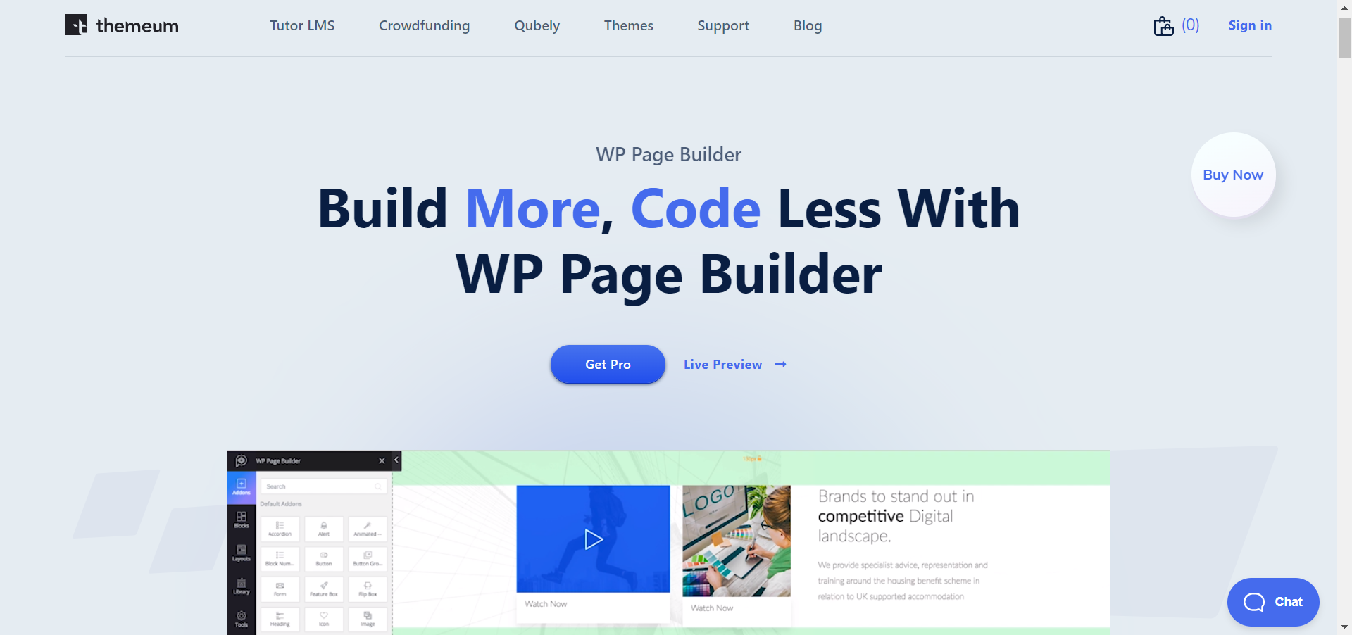 WP Page Builder main page