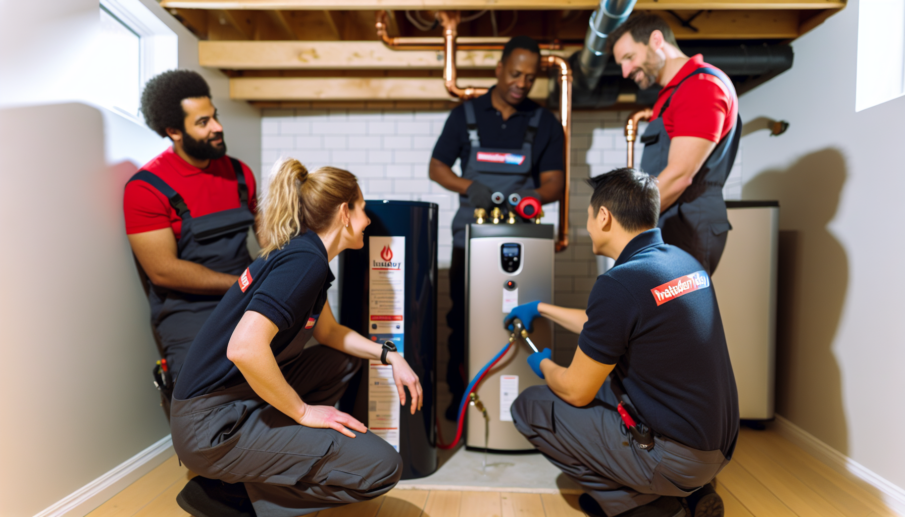 Professional installation and maintenance services provided by InstalledToday for hot water systems