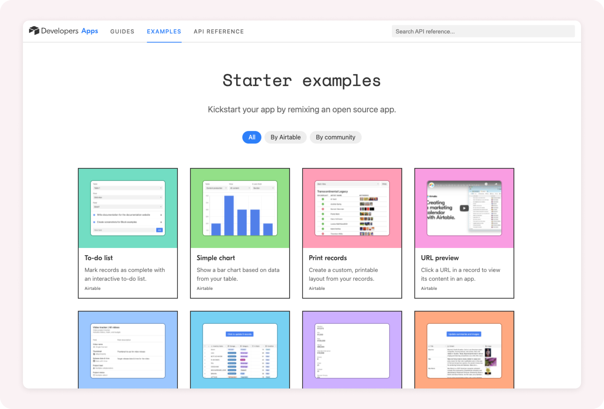 Airtable interface