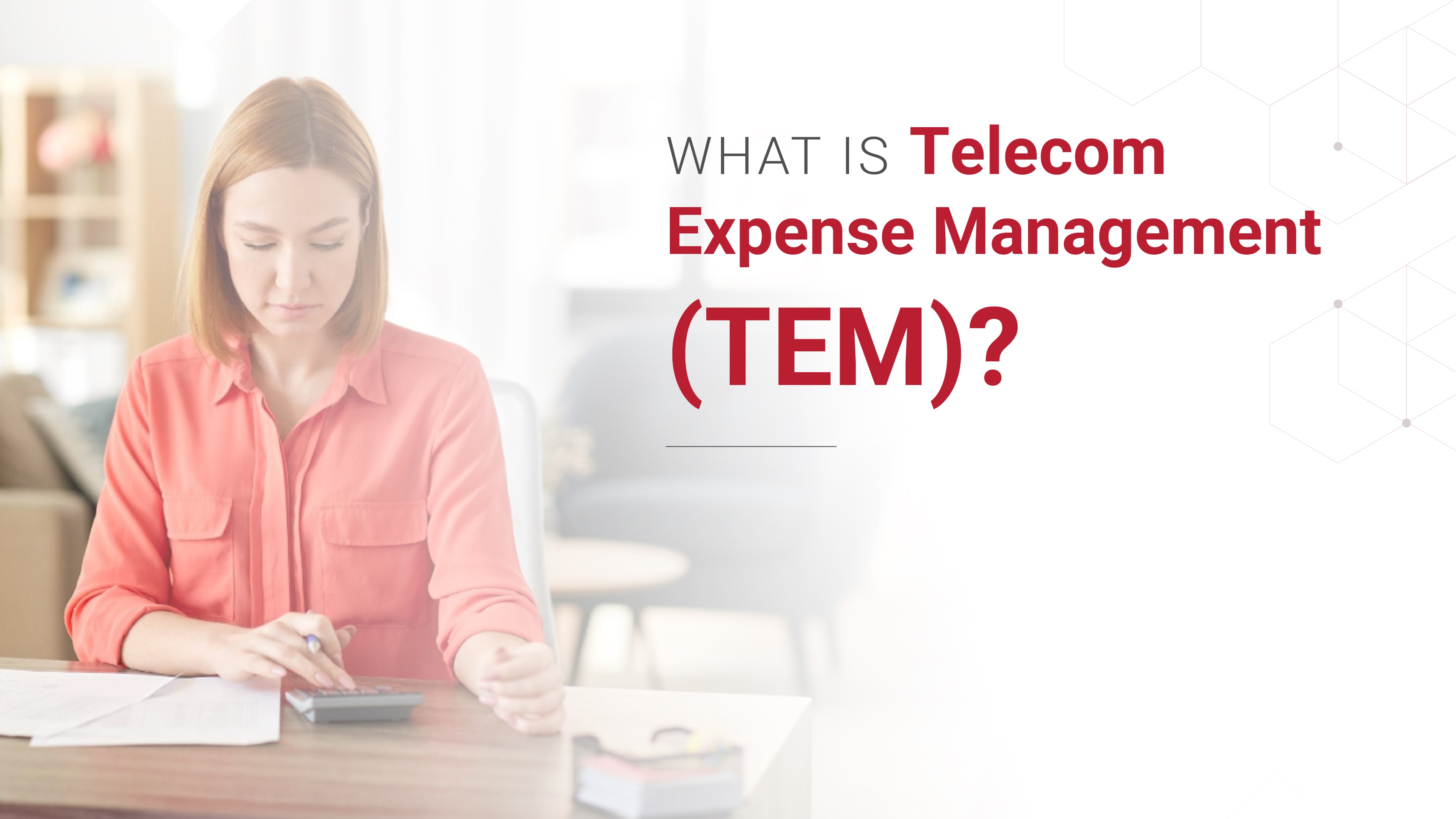 A person "managing telecom expenses manually," without the proper "technology expense management software."