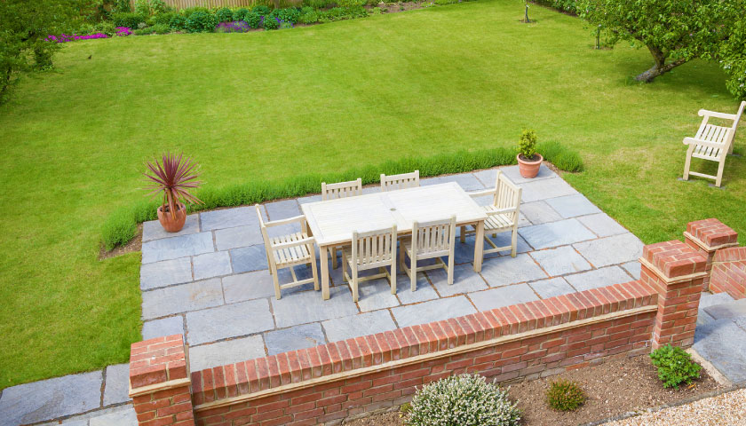 Garden patio