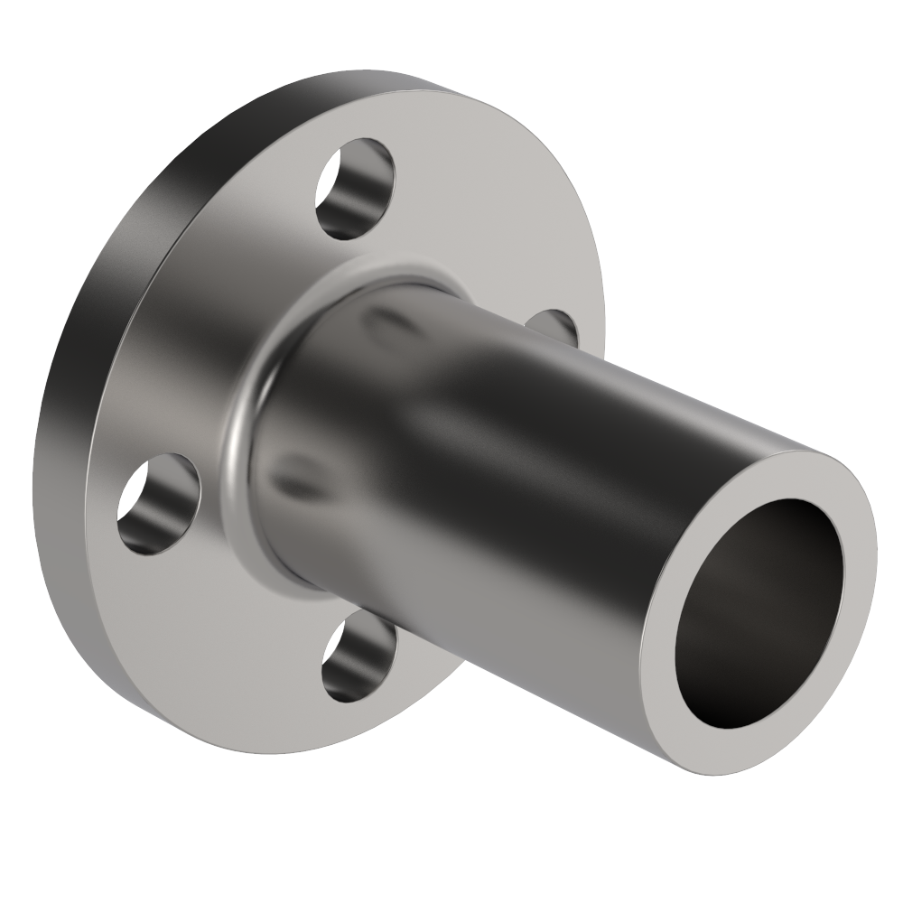 Enhance flow efficiency and strength with long-neck weld flanges, ideal for high-pressure applications in oil and gas pipelines, power plants, and chemical processing industries.