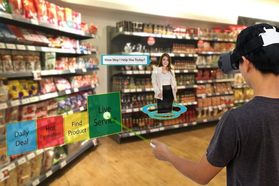 Virtual reality untuk periklanan sektor retail