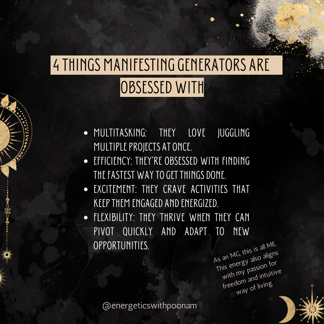 Manifesting generators passions