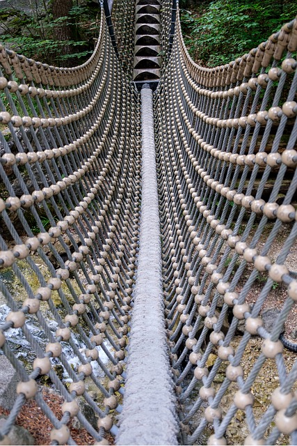 bridge, suspension bridge, hanging bridge
