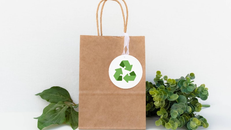 Symbol of green packaging
