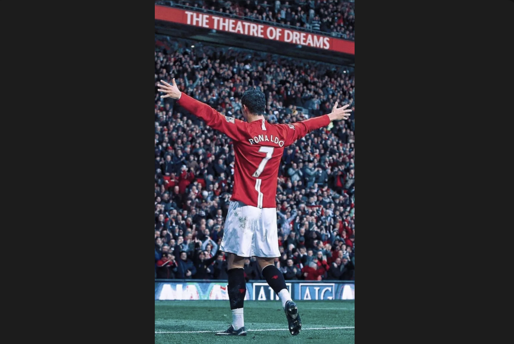 ronaldo siu celebration wallpaper
