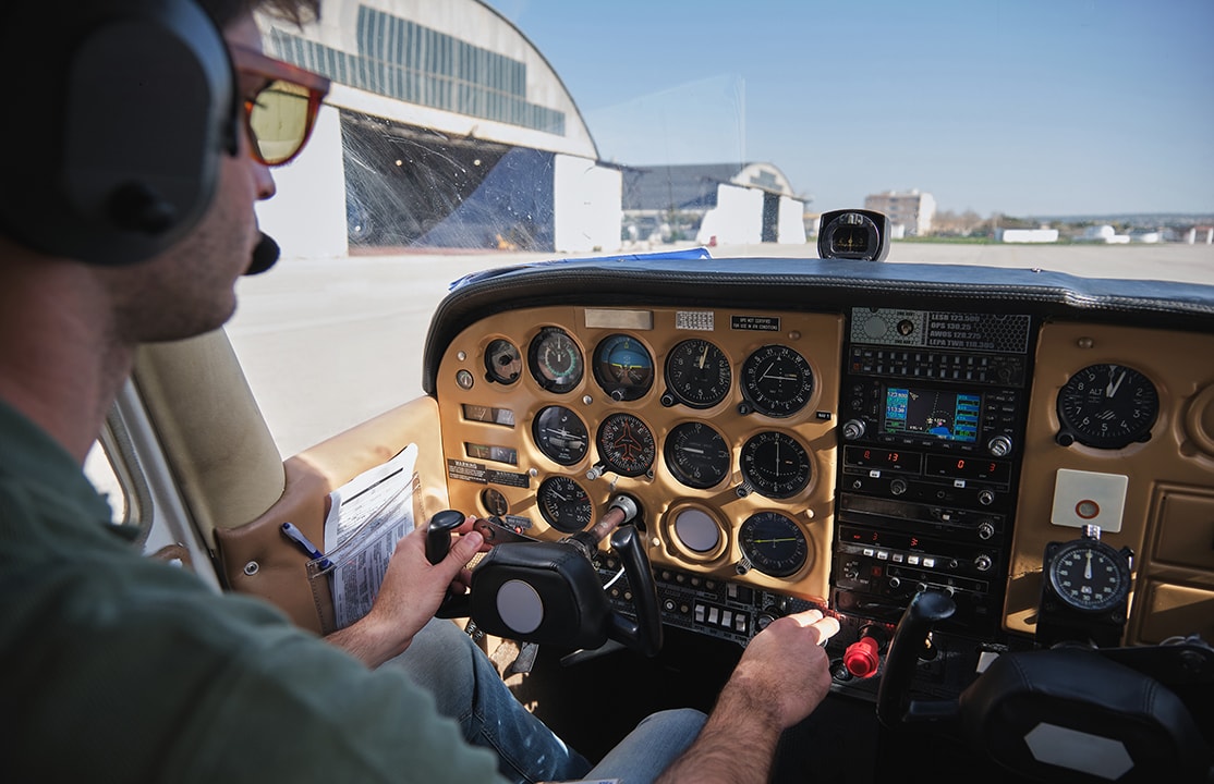 runway training session for student pilots