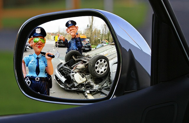 accident, driver escape, police