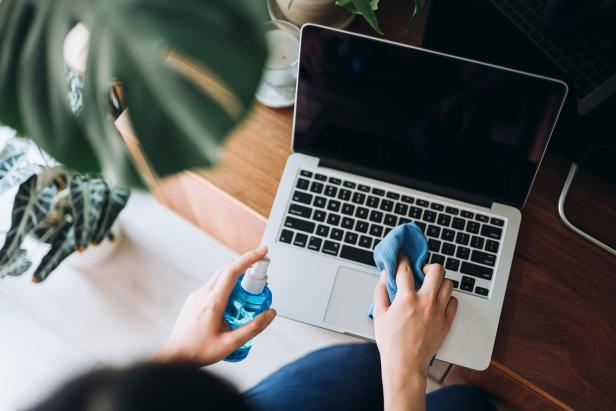 How to clean your laptop screen with household products